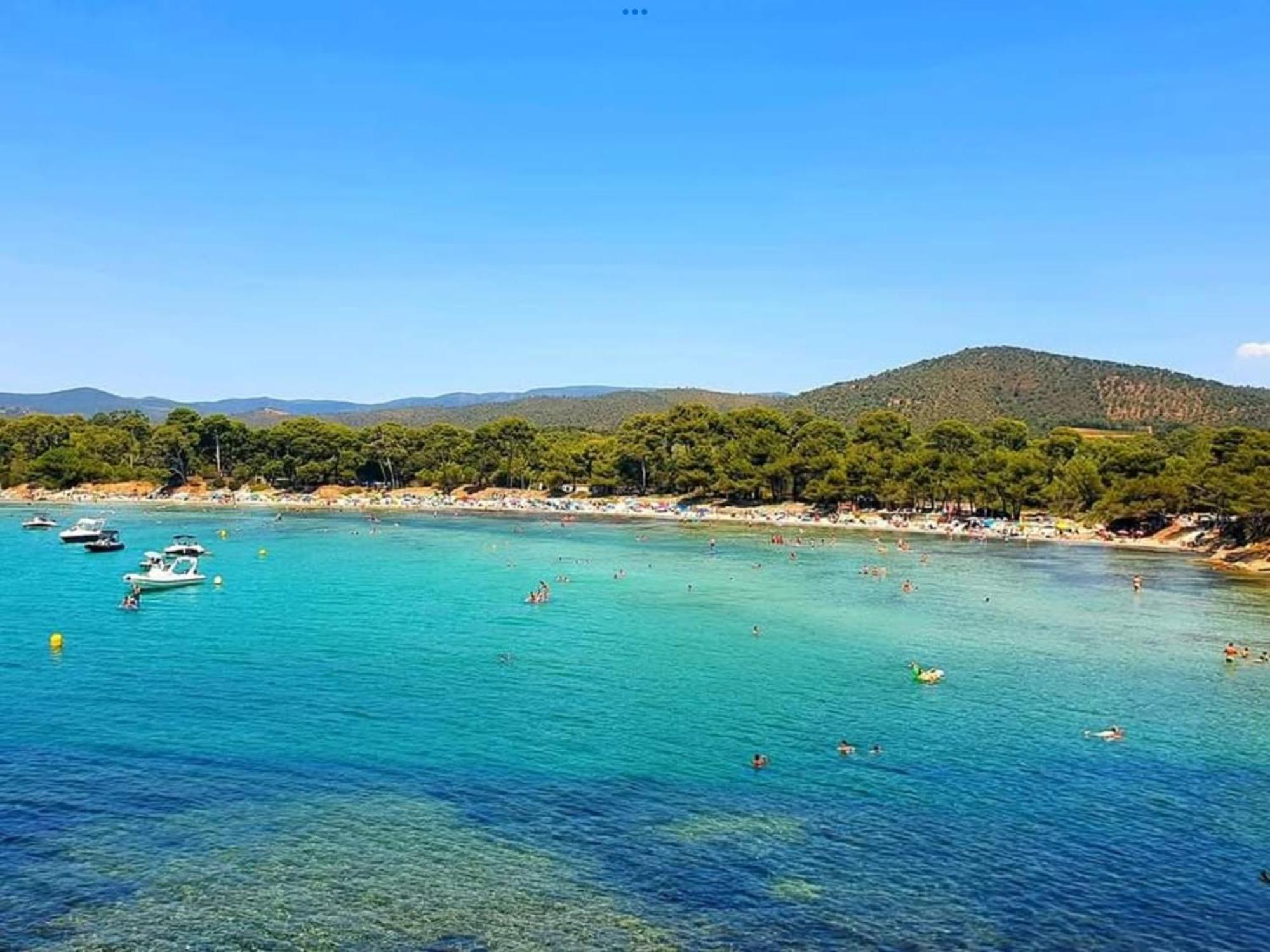 Appartement Pieds Dans L'Eau Vue Mer Bormes Les Mimosas Bormes-les-Mimosas Exterior foto